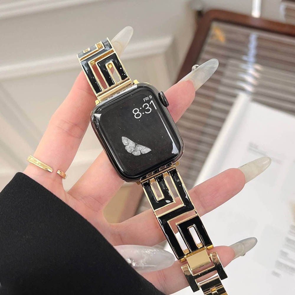Women’s Square-Link Stainless Steel Apple Watch Band 7 Women’s Square-Link Stainless Steel Apple Watch Band