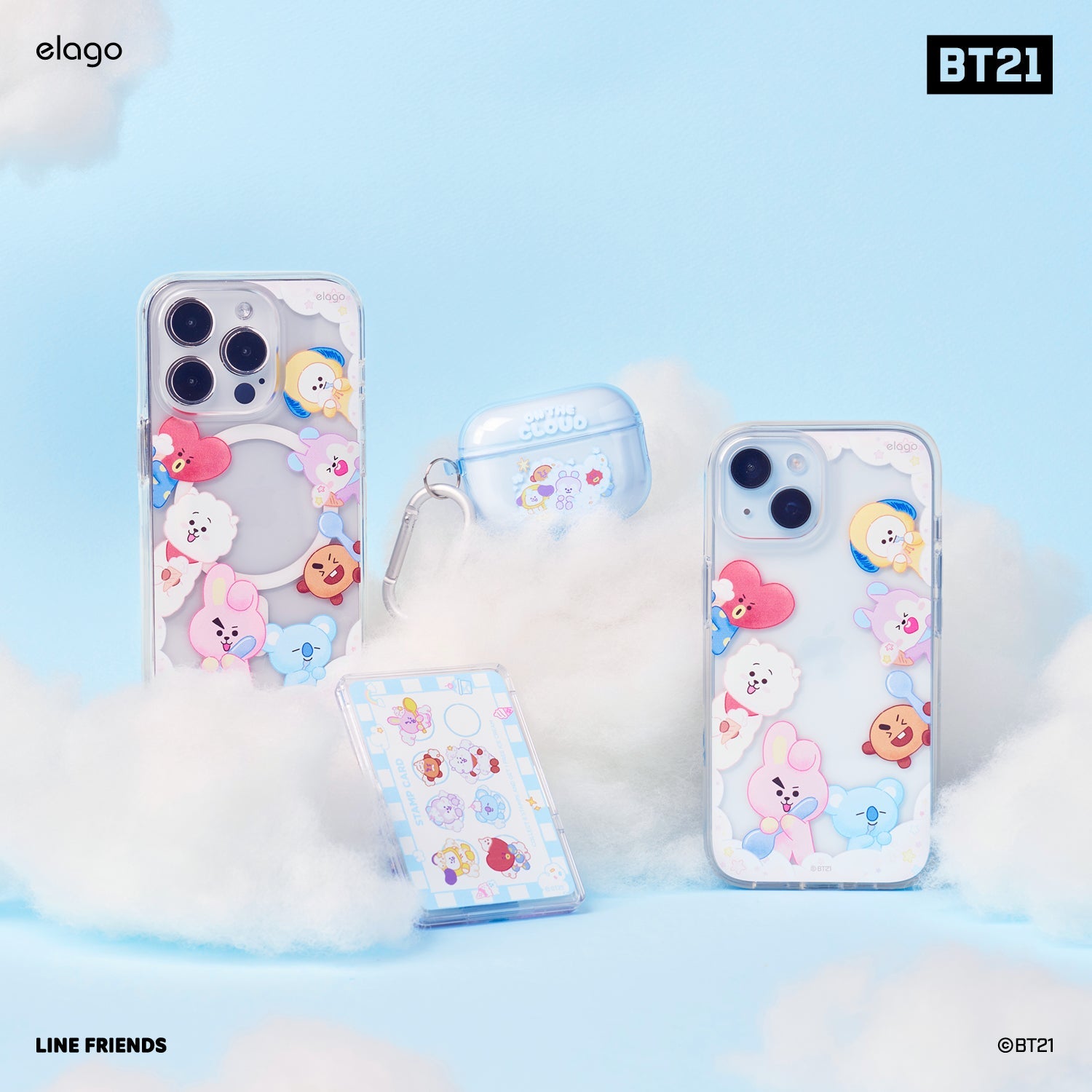 BT21 | elago On the Cloud Hybrid Case for iPhone 15 Plus 7 BT21 | elago On the Cloud Hybrid Case for iPhone 15 Plus