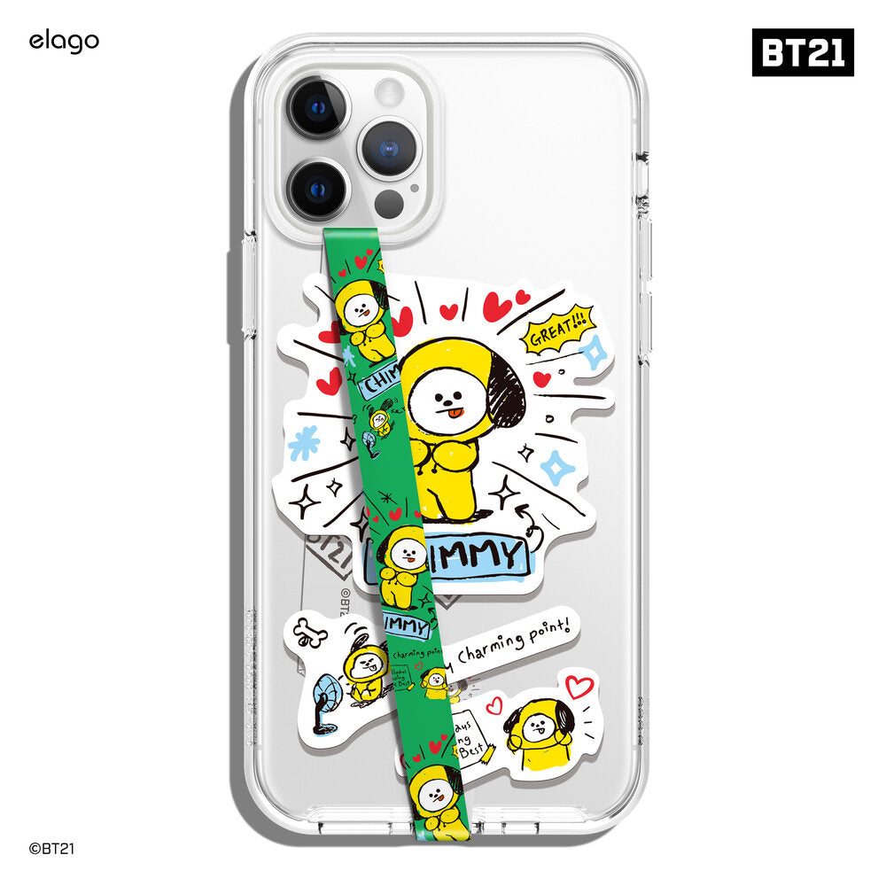 BT21 | elago Phone Strap with Stickers [8 Styles]