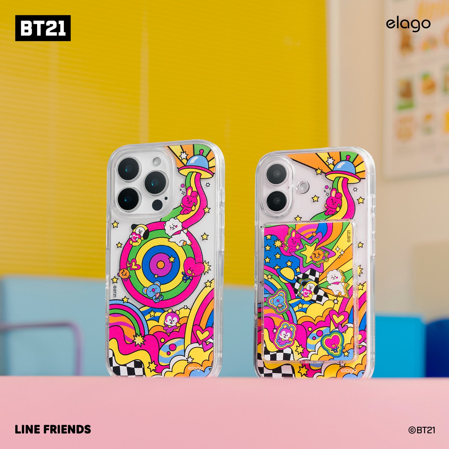 BT21 | elago Vivid Collection MagSafe Card Pocket 9 BT21 | elago Vivid Collection MagSafe Card Pocket