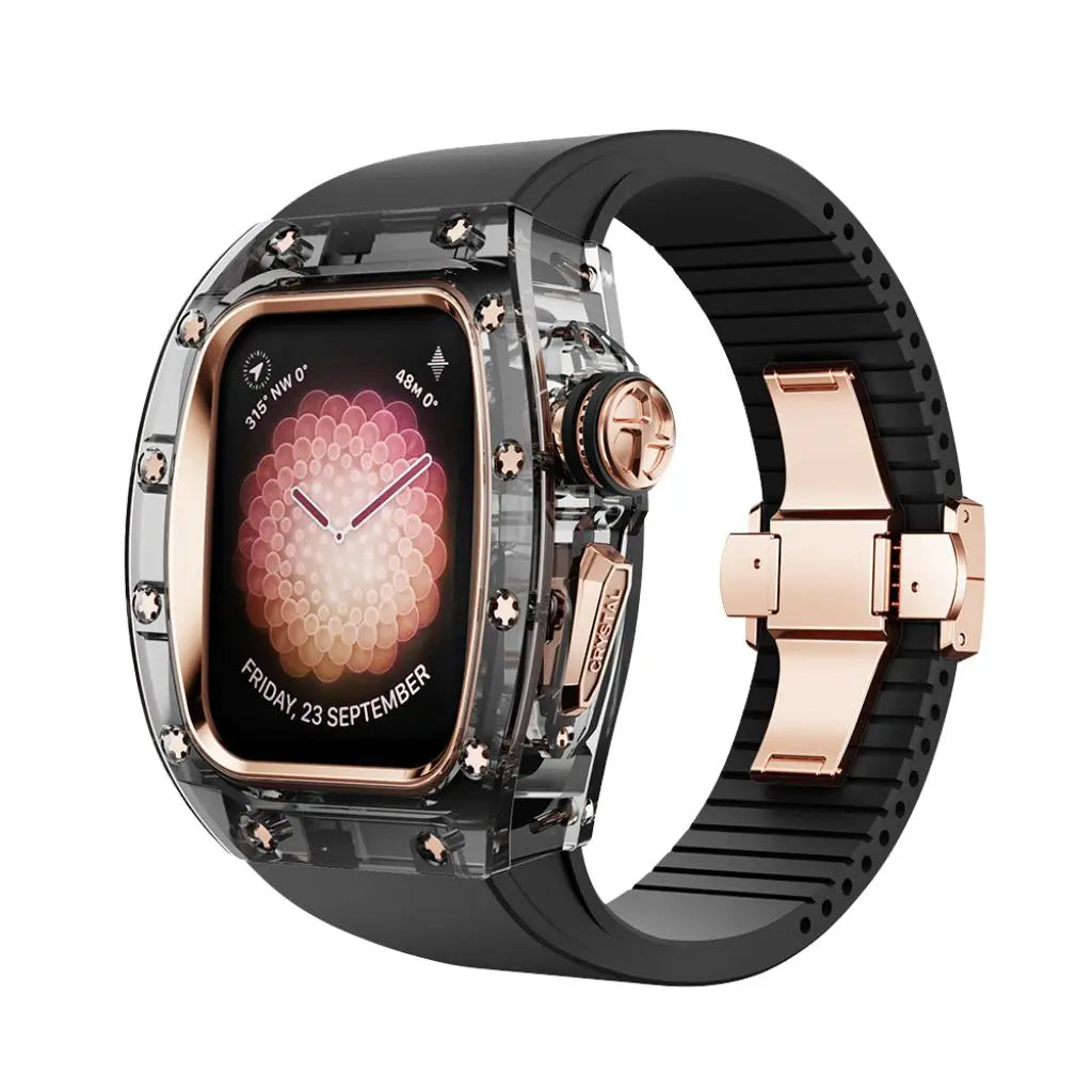 Crystal Case & Band for Apple Watch 11 Crystal Case & Band for Apple Watch