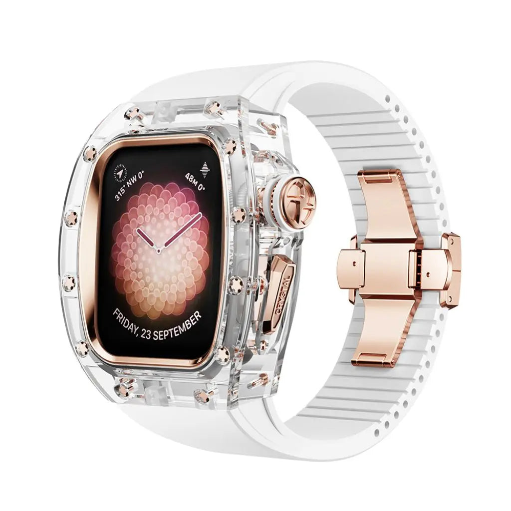 Crystal Case & Band for Apple Watch 7 Crystal Case & Band for Apple Watch