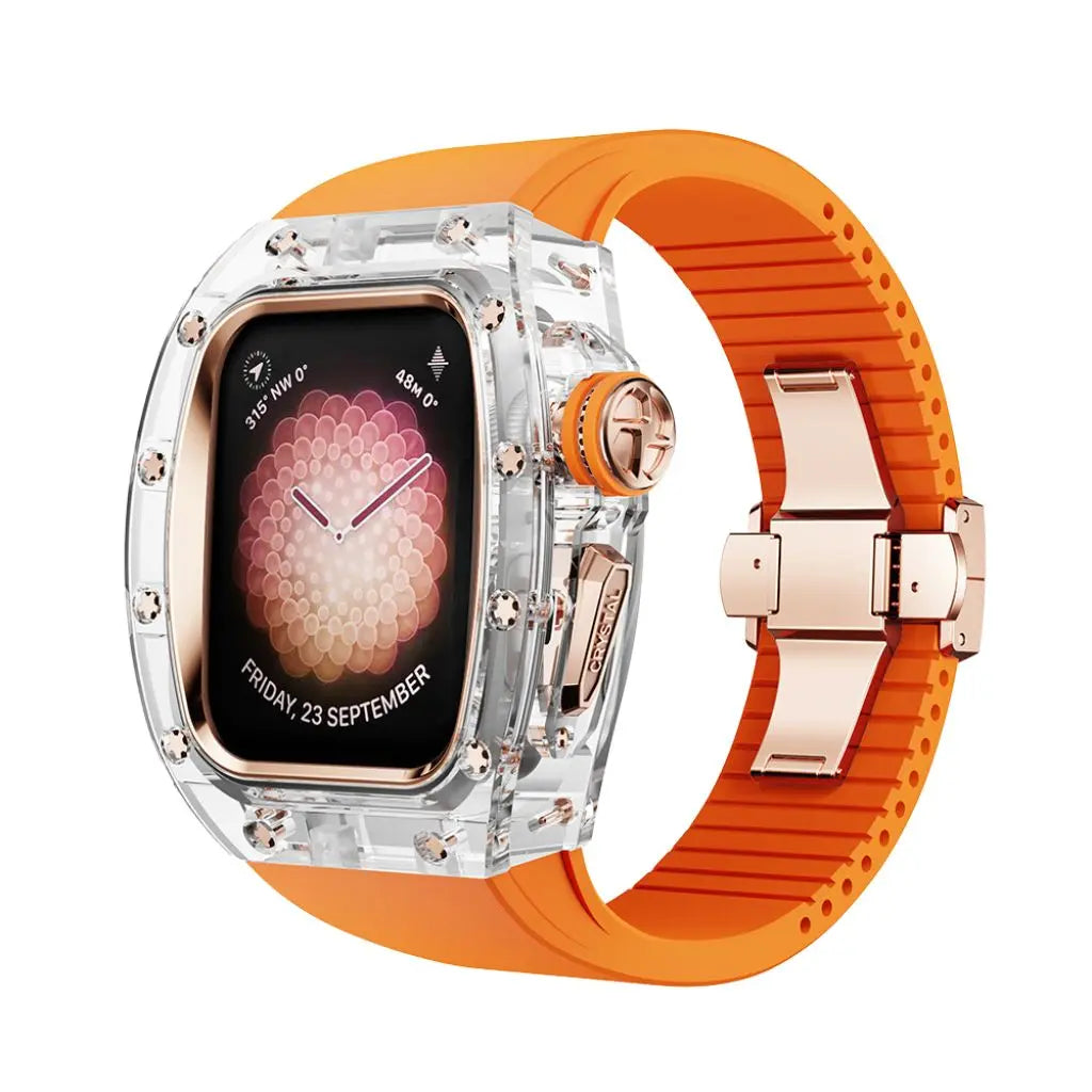 Crystal Case & Band for Apple Watch 8 Crystal Case & Band for Apple Watch