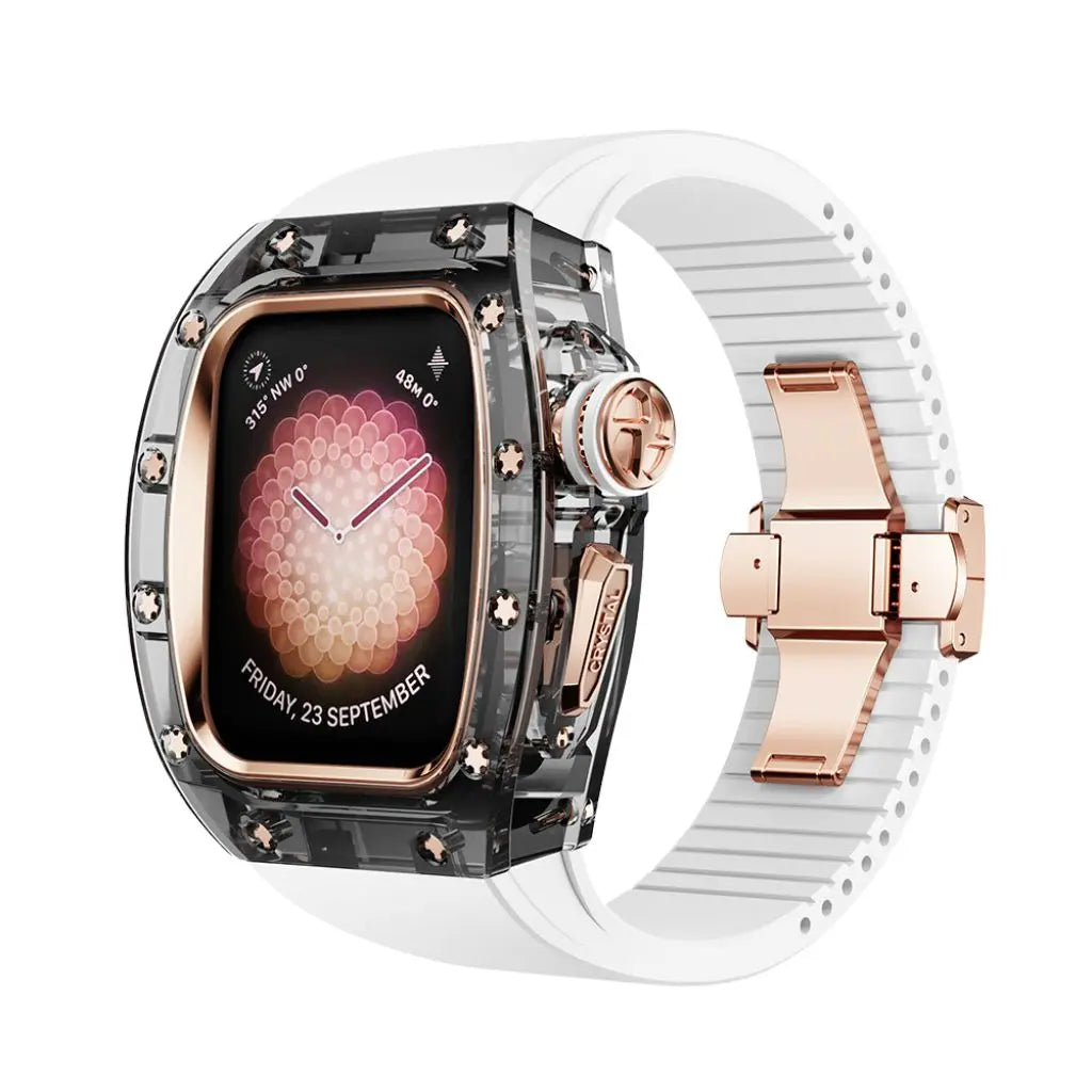 Crystal Case & Band for Apple Watch 9 Crystal Case & Band for Apple Watch