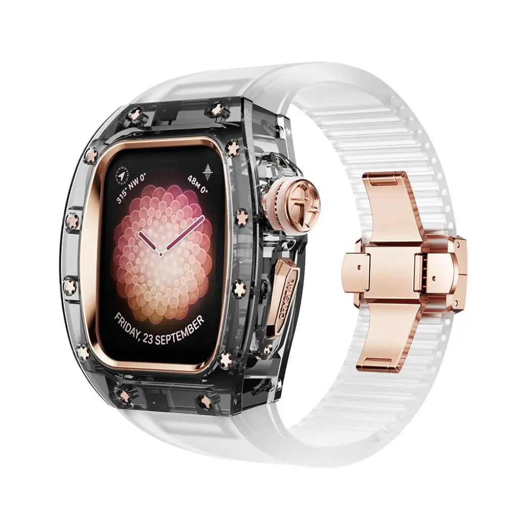 Crystal Case & Band for Apple Watch 10 Crystal Case & Band for Apple Watch
