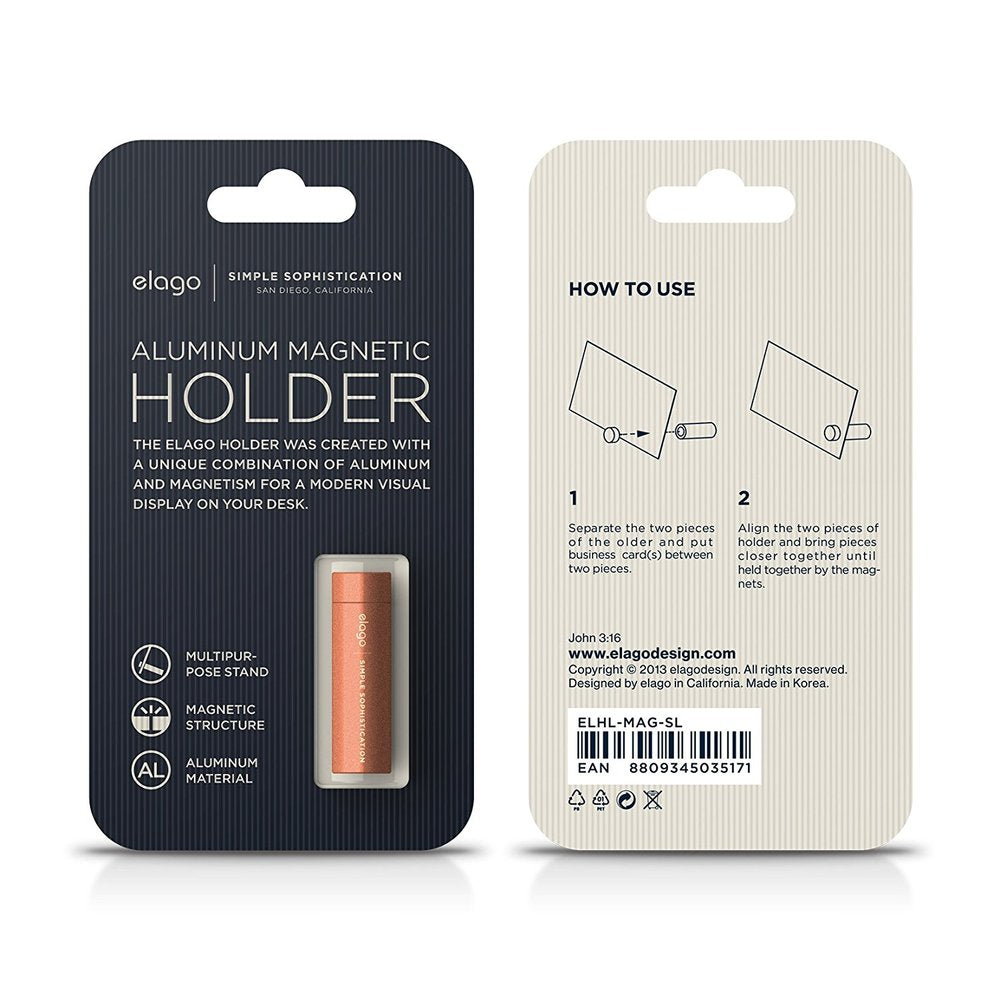 Aluminum Magnetic Holder for Business Cards and Photos 11 Aluminum Magnetic Holder for Business Cards and Photos