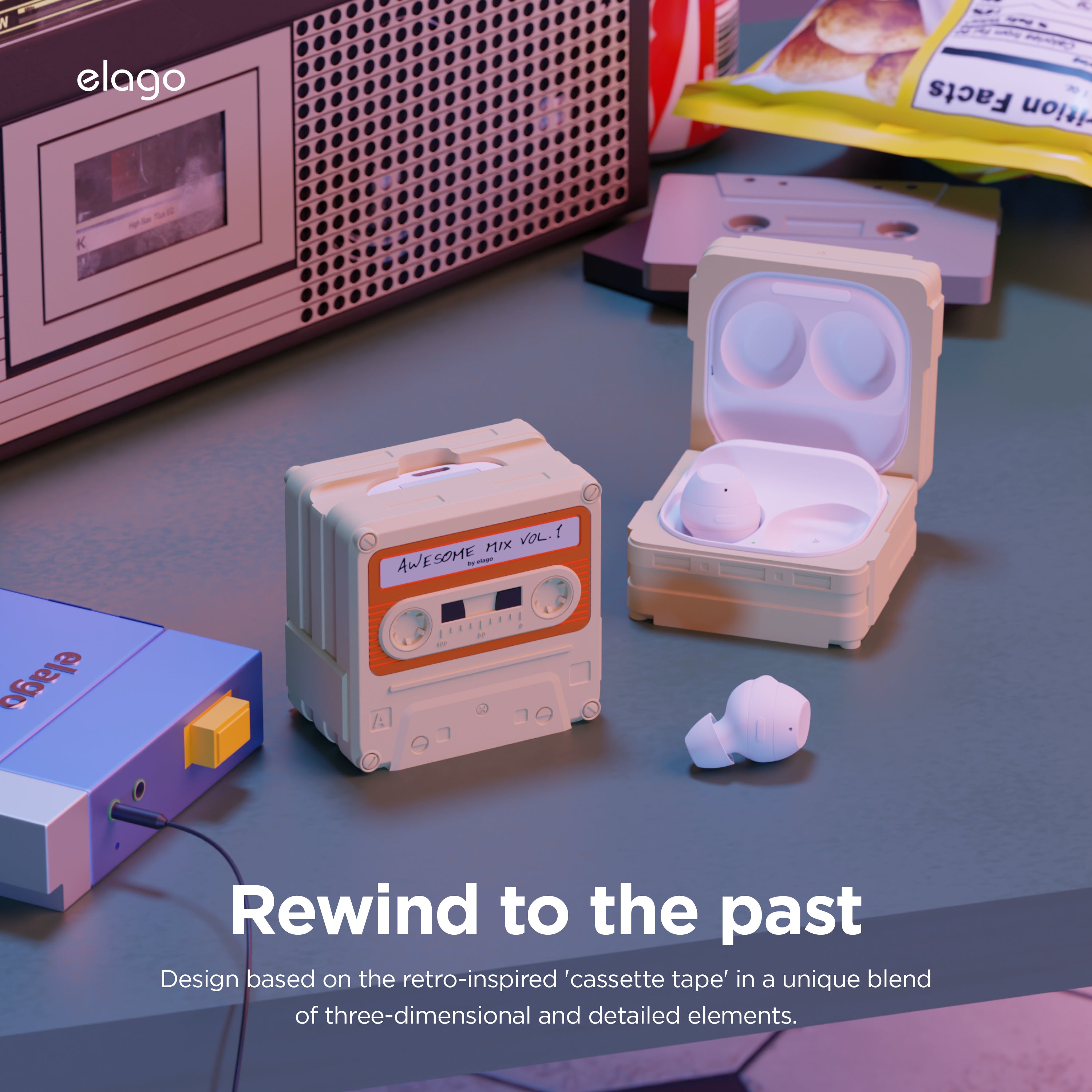 Cassette Tape Case 4 Cassette Tape Case