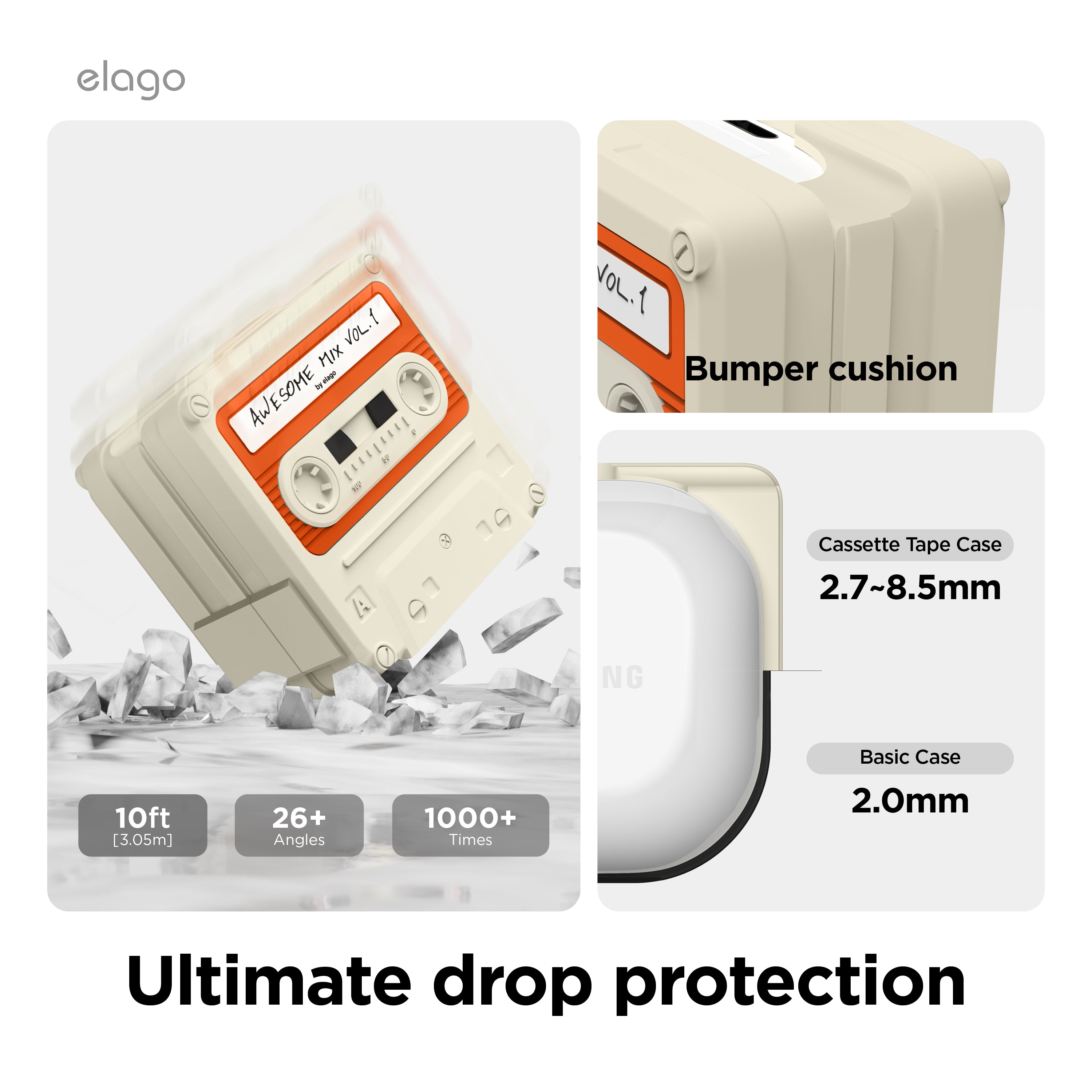 Cassette Tape Case 6 Cassette Tape Case