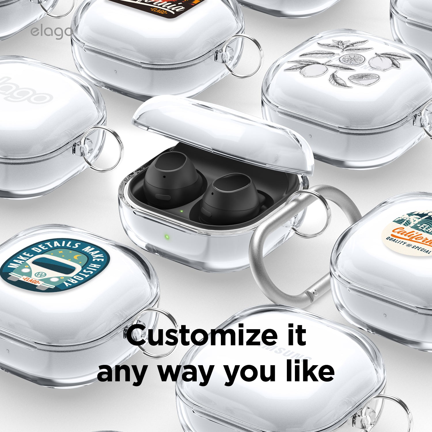 Clear Case for Galaxy Buds 8 Clear Case for Galaxy Buds