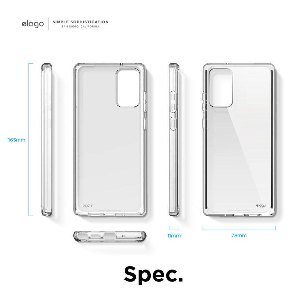 Clear Case for Galaxy Note 20 6 Clear Case for Galaxy Note 20