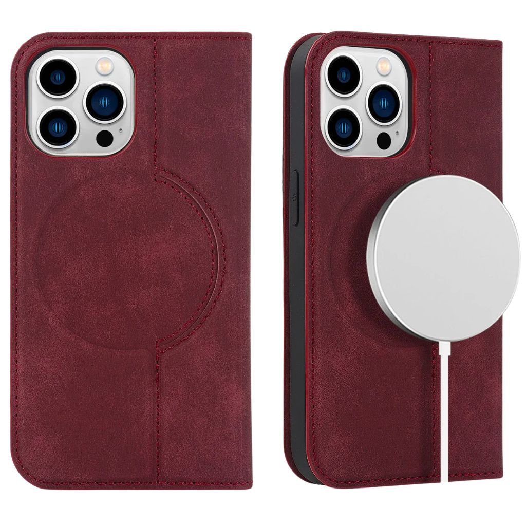 Magnetic Leather Case with Wallet for iPhone 28 Magnetic Leather Case with Wallet for iPhone