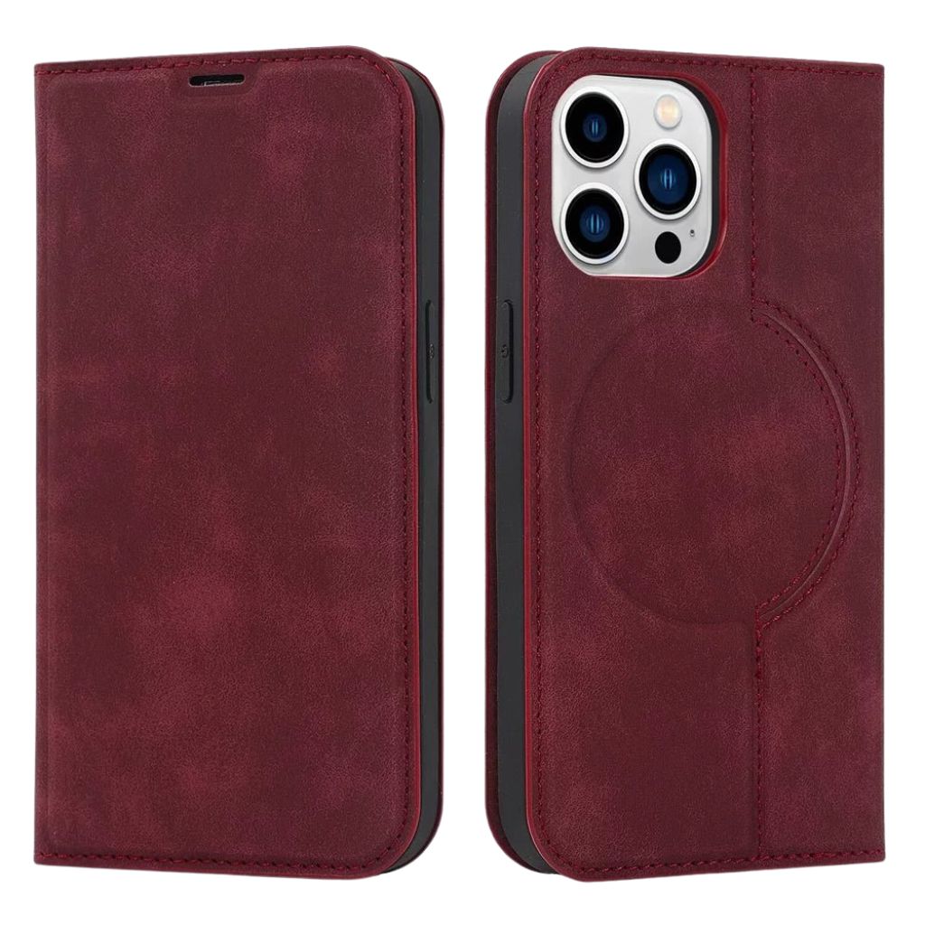 Magnetic Leather Case with Wallet for iPhone 29 Magnetic Leather Case with Wallet for iPhone