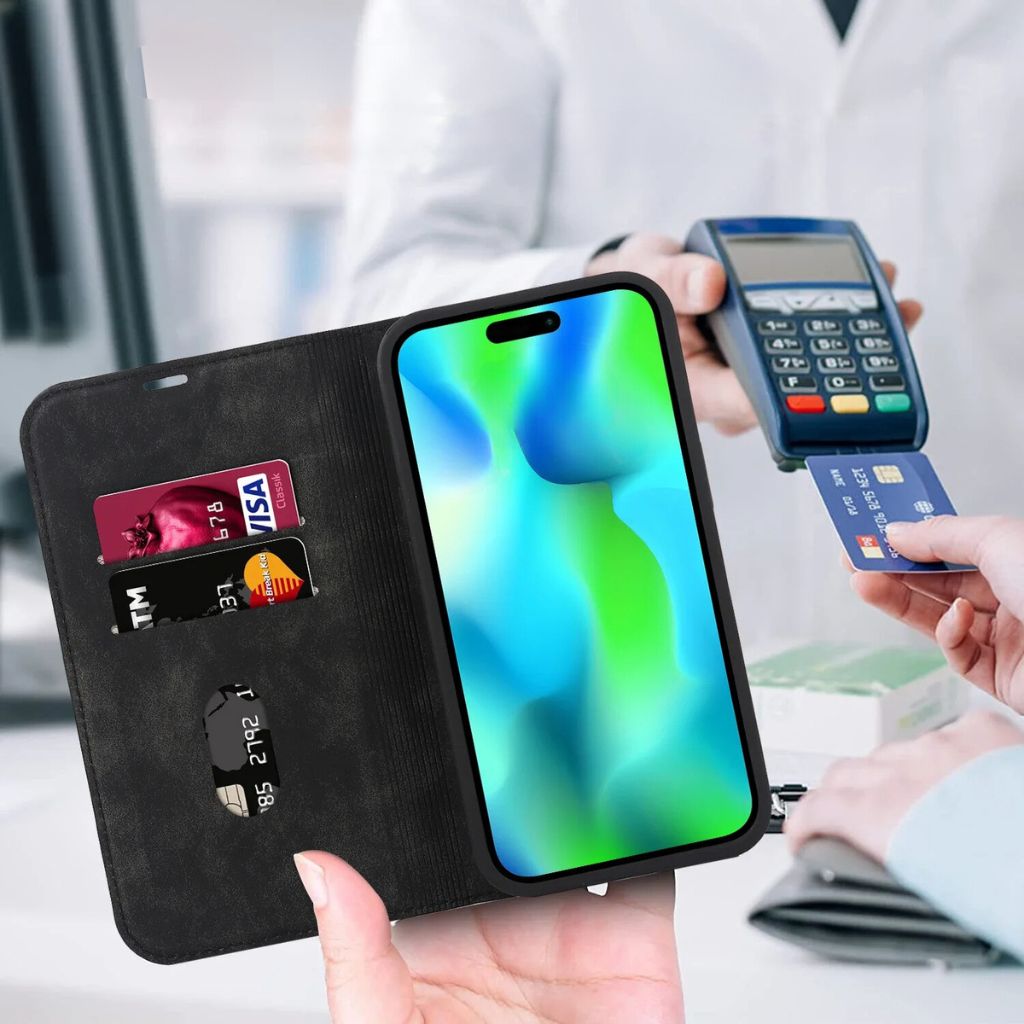 Magnetic Leather Case with Wallet for iPhone 8 Magnetic Leather Case with Wallet for iPhone