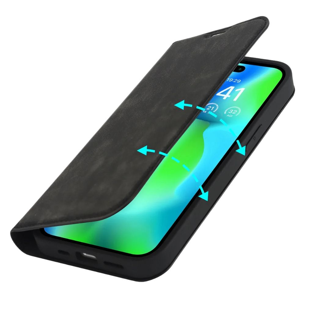 Magnetic Leather Case with Wallet for iPhone 9 Magnetic Leather Case with Wallet for iPhone