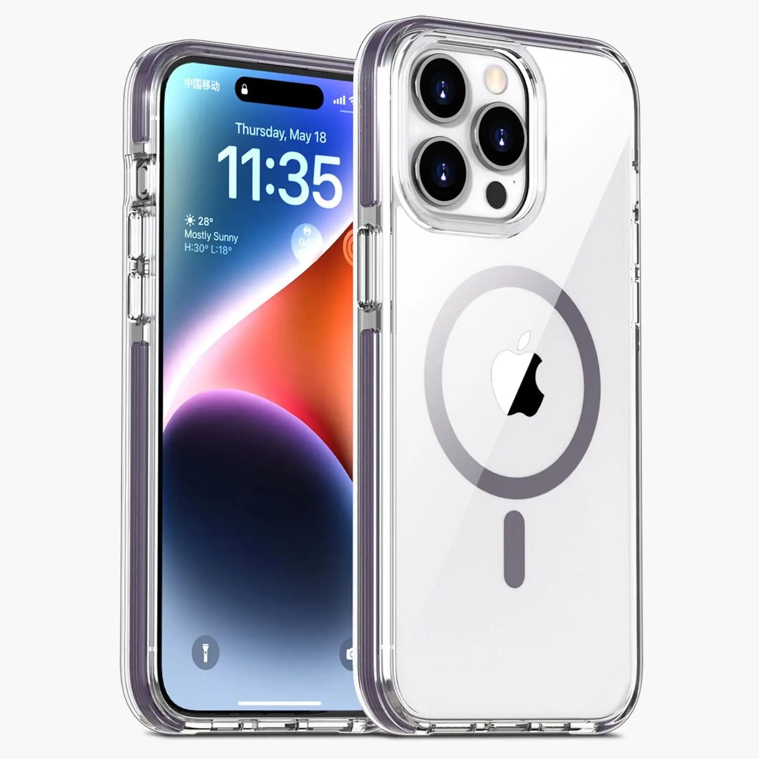 Magnetic Prism Case for iPhone 14 Magnetic Prism Case for iPhone