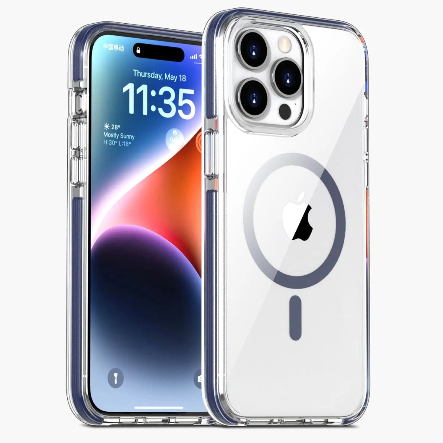 Magnetic Prism Case for iPhone 15 Magnetic Prism Case for iPhone