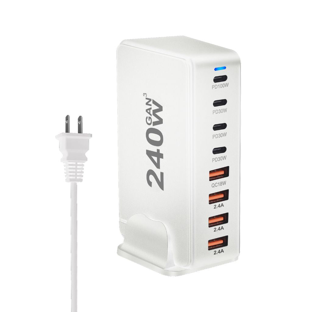 240W GaN 8-Port USB-C Charger 11 240W GaN 8-Port USB-C Charger