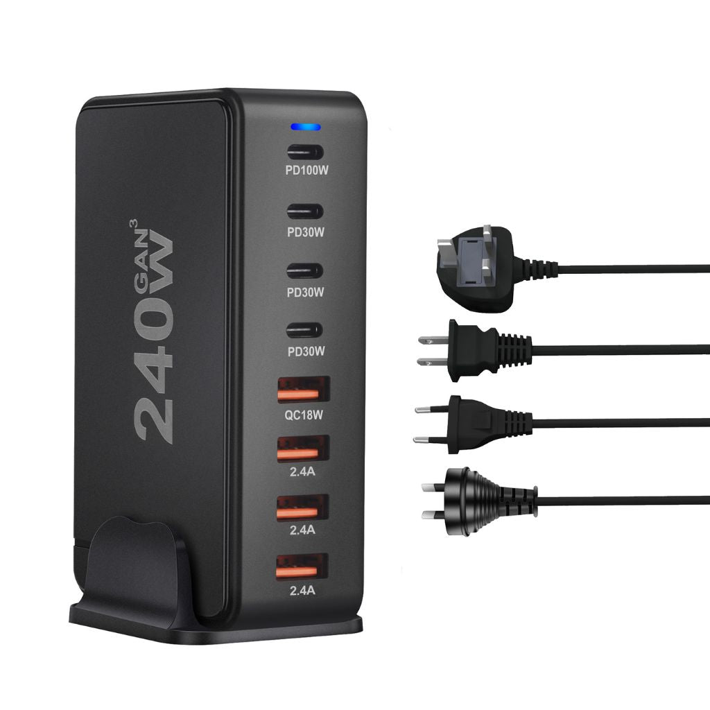 240W GaN 8-Port USB-C Charger 3 240W GaN 8-Port USB-C Charger