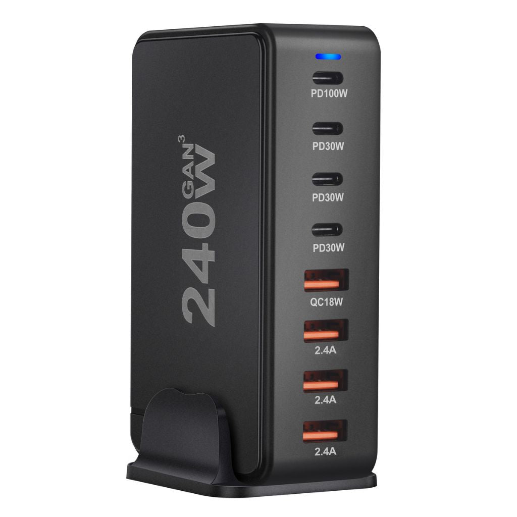 240W GaN 8-Port USB-C Charger 7 240W GaN 8-Port USB-C Charger