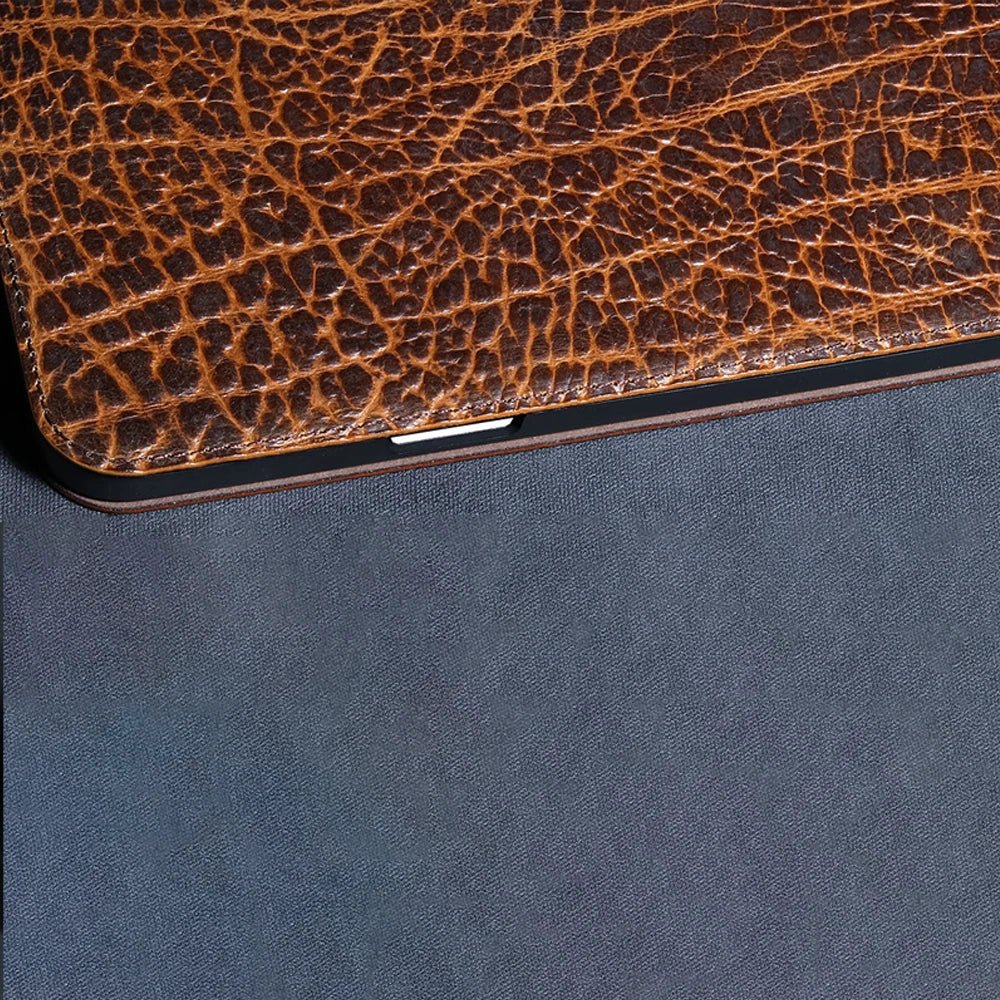 Luxury Genuine Leather Case with Multi-Angle Stand for iPad 11 Luxury Genuine Leather Case with Multi-Angle Stand for iPad