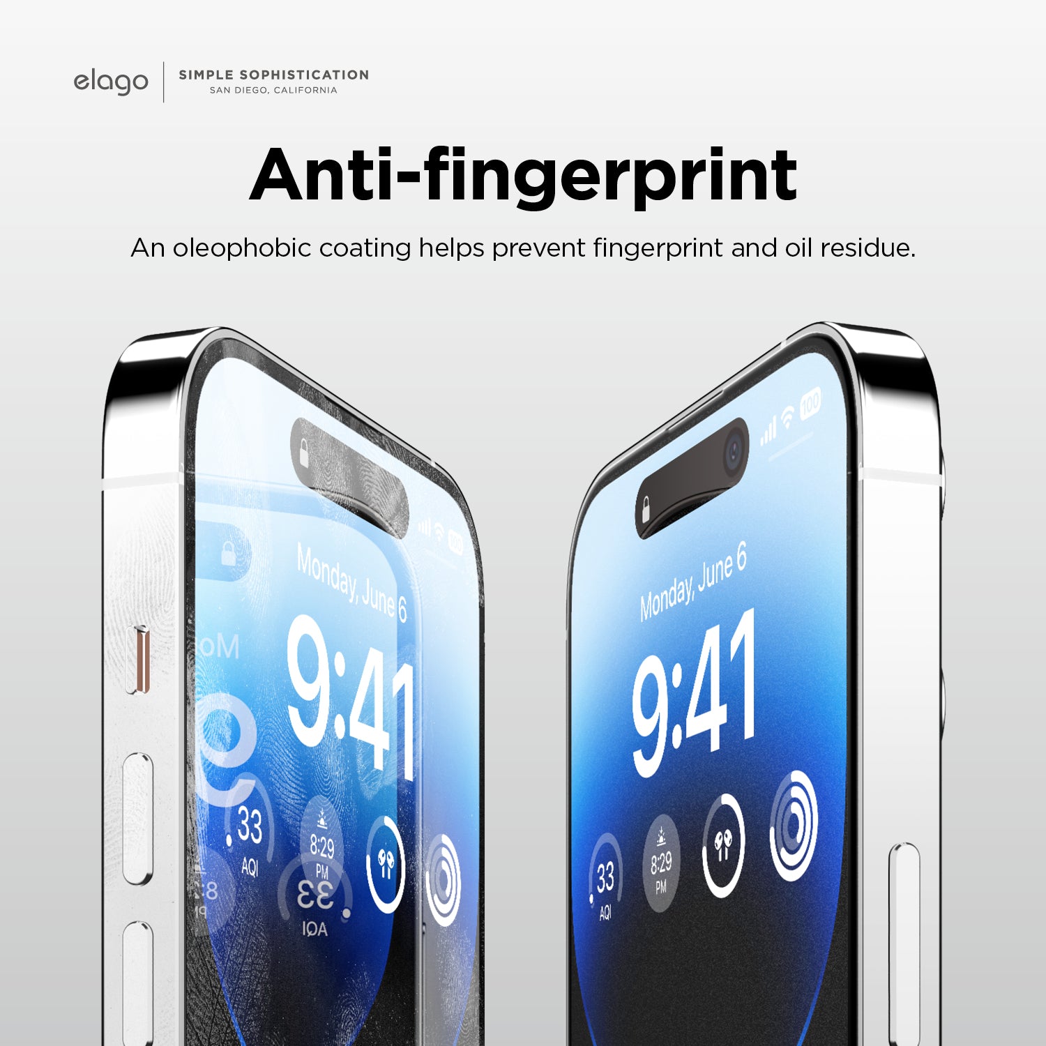 Anti Finger Glass+ Screen Protector 4 Anti Finger Glass+ Screen Protector