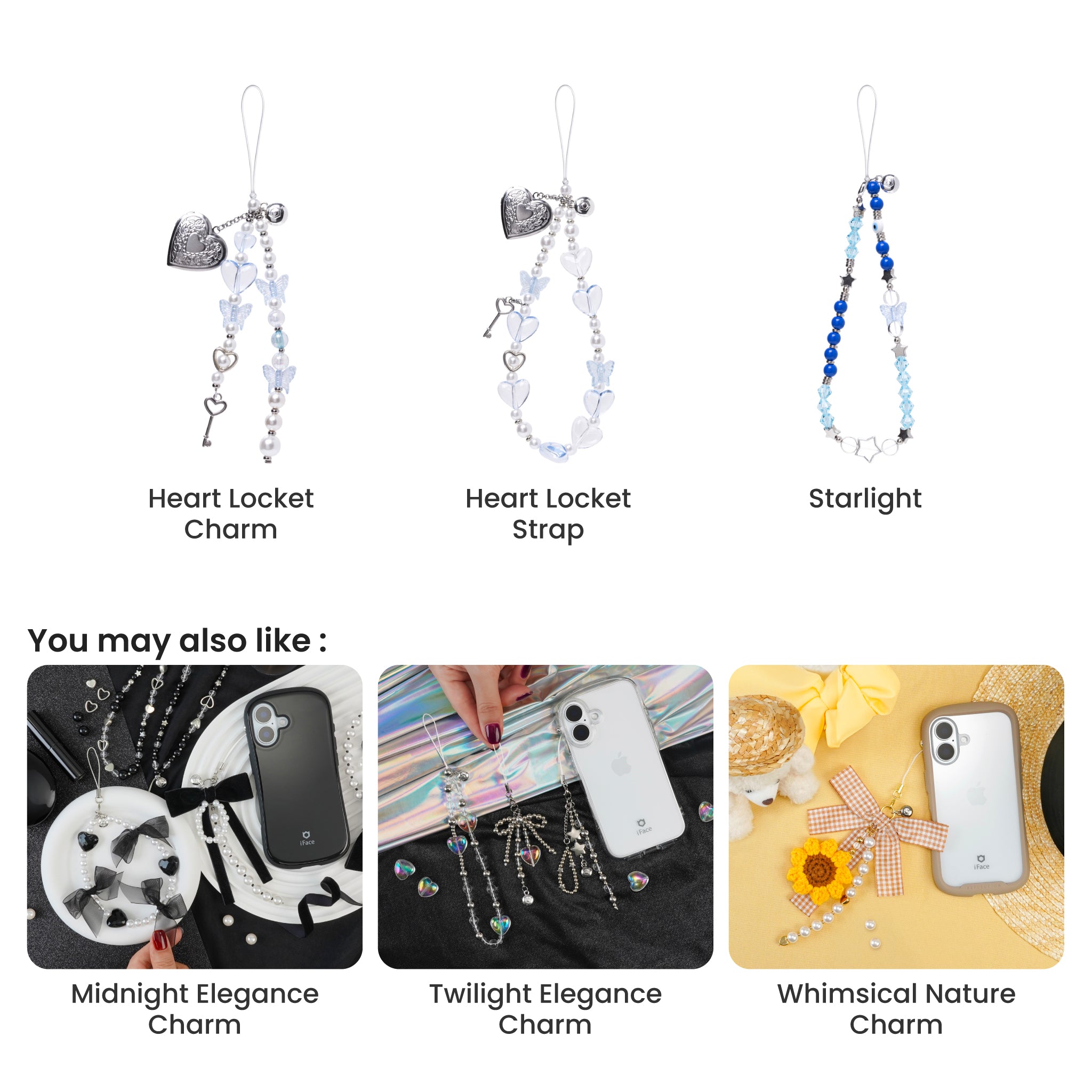 Heart Locket Phone Charm 7 Heart Locket Phone Charm