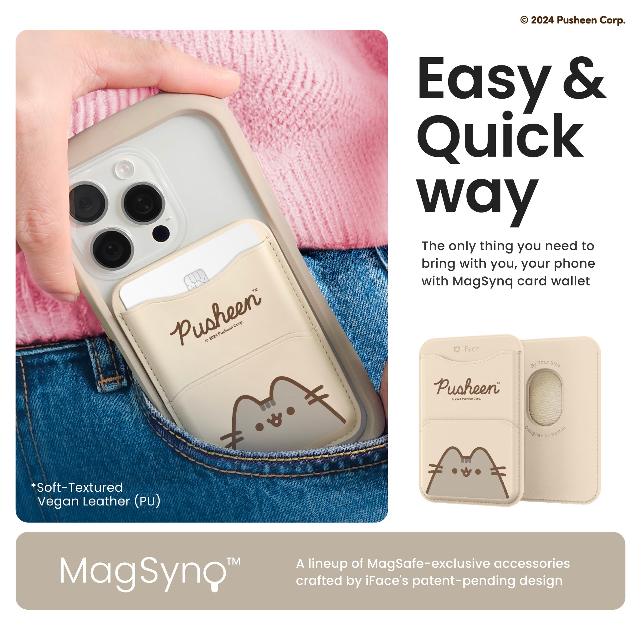 iFace x Pusheen MagSynq Card Wallet 4 iFace x Pusheen MagSynq Card Wallet