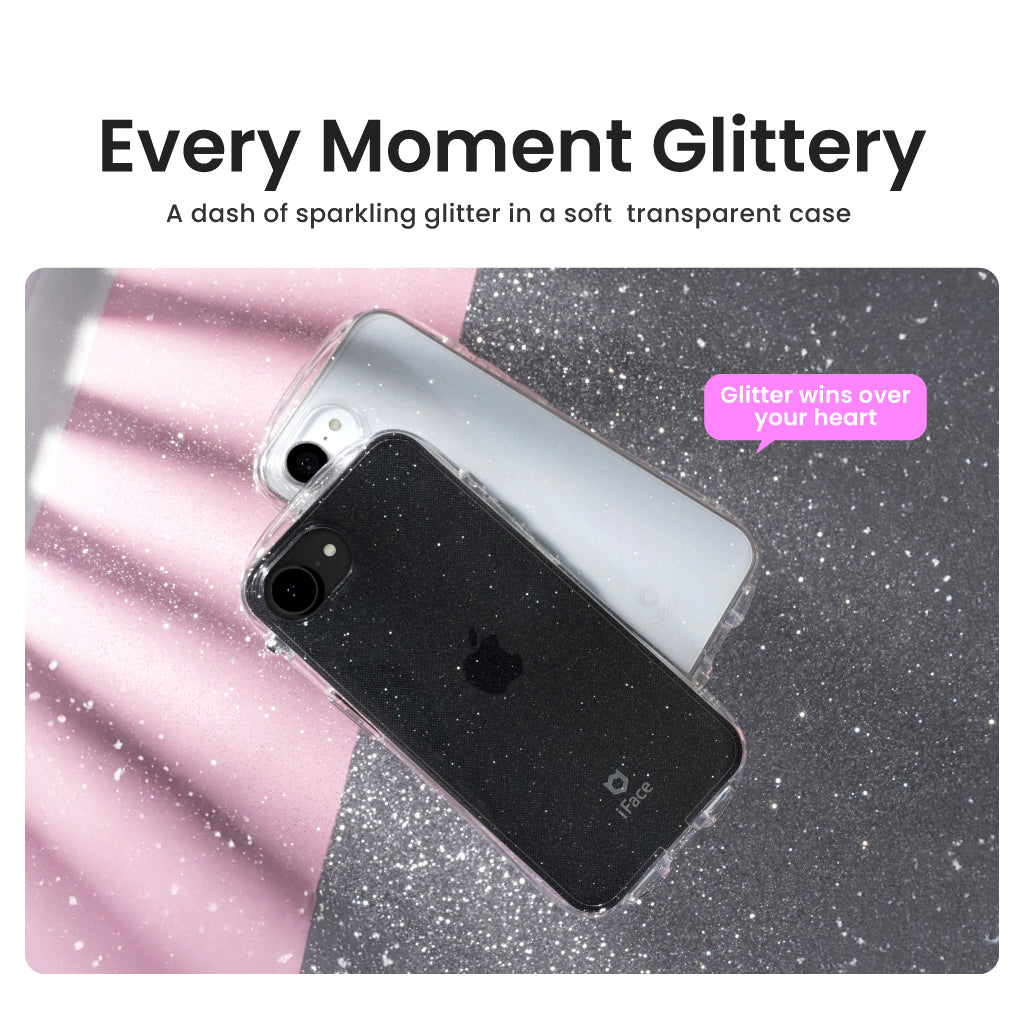 Look in Clear Glitter <b> iPhone 16e <b> 5 Look in Clear iPhone 16e