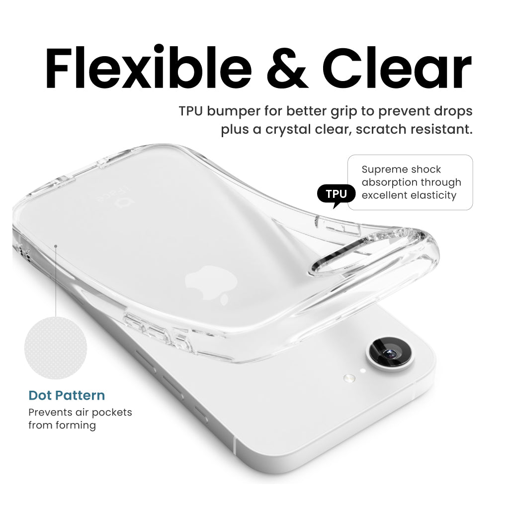 Look in Clear Glitter <b> iPhone 16e <b> 6 Look in Clear iPhone 16e