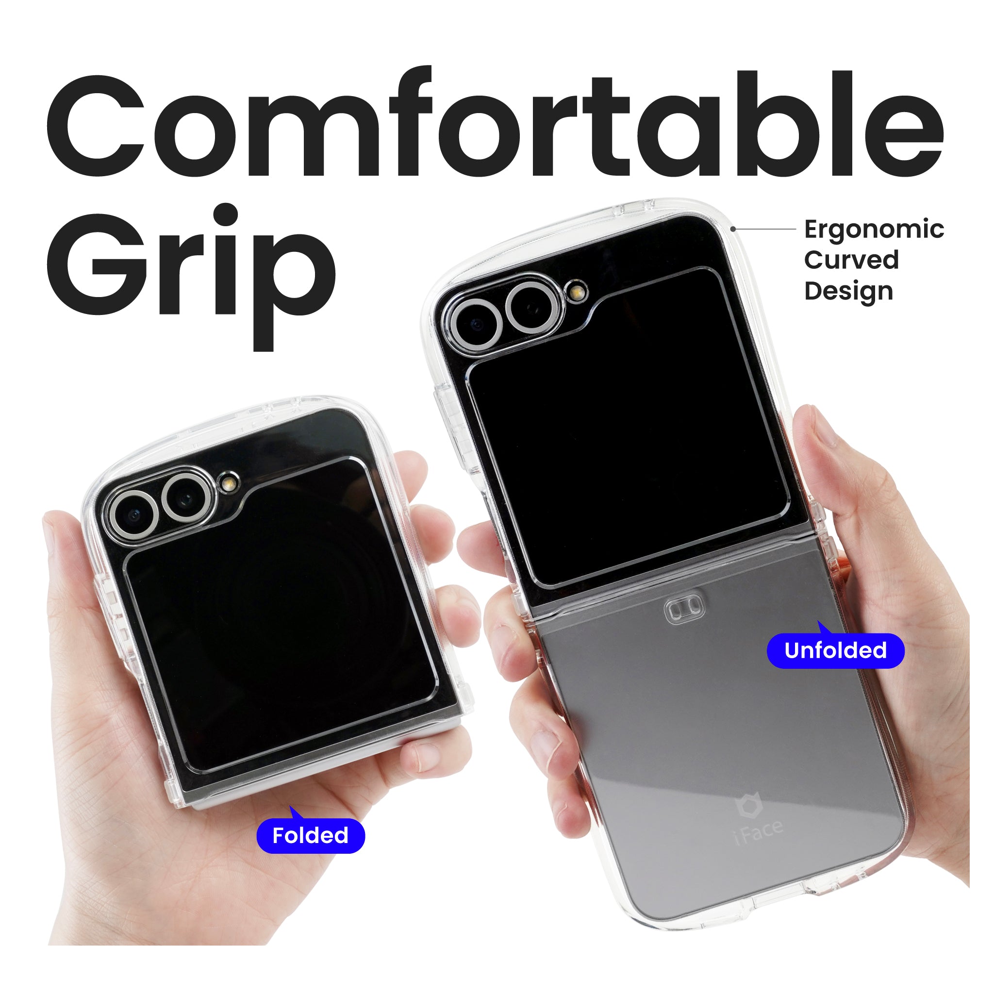 Look in Clear Hybrid Standard <b>for Galaxy Z Flip 6</b> 6 Look in Clear Hybrid Standard for Galaxy Z Flip 6