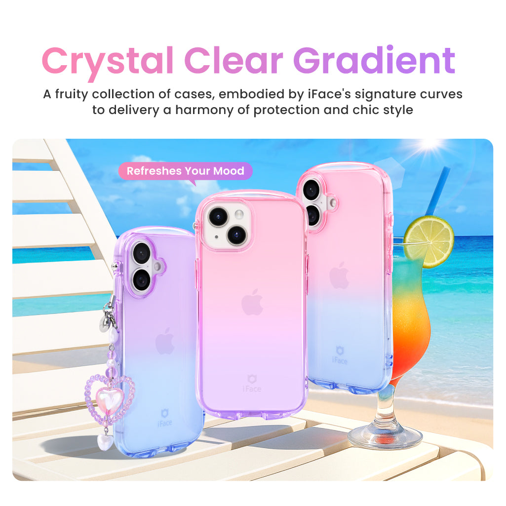 Look in Clear Lolly Peach / Violet <b>iPhone 15 / 14 / 13</b> 3 Look in Clear Lolly Peach / Sapphire iPhone 15 / 14 / 13