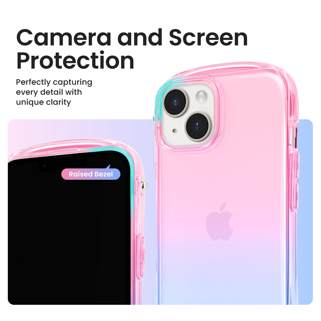 Look in Clear Lolly Peach / Violet <b>iPhone 15 / 14 / 13</b> 6 Look in Clear Lolly Peach / Sapphire iPhone 15 / 14 / 13