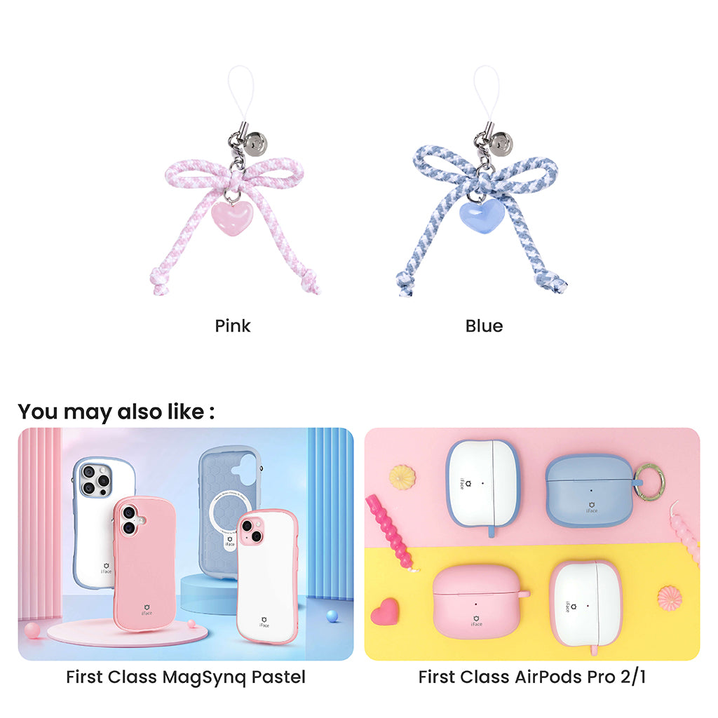 Pastel Charm Strap <b> Pink </b> 8 Pastel Charm Strap Pink