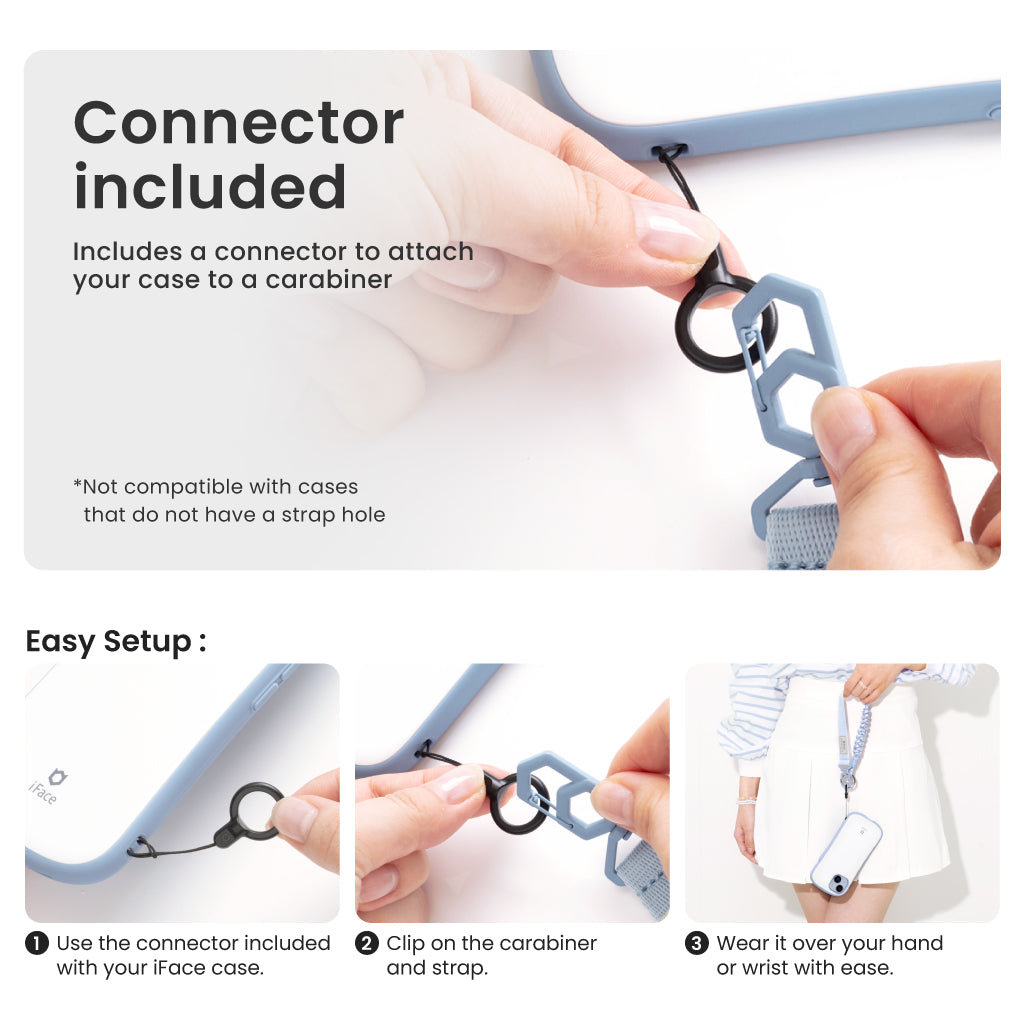 Pastel Hand Strap <b> Blue </b> 9 Pastel Hand Strap Blue
