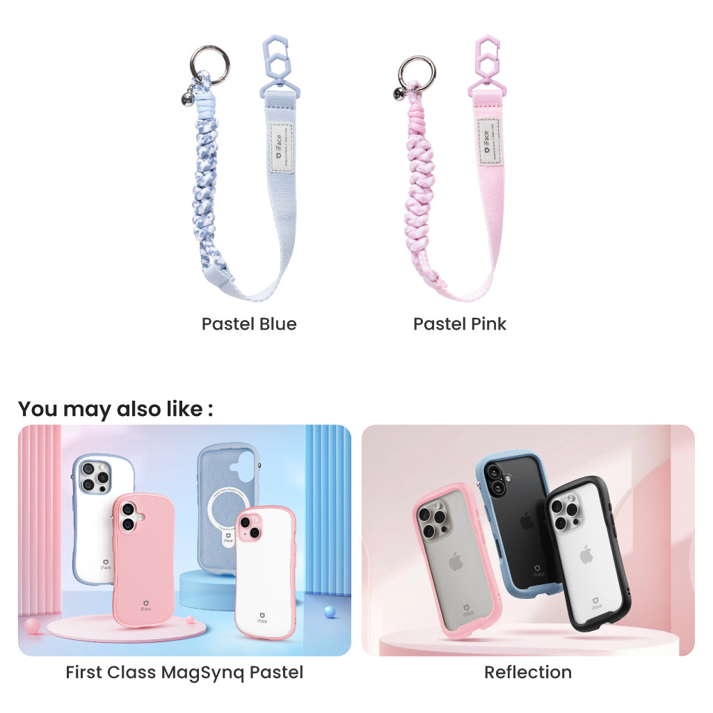 Pastel Hand Strap <b> Blue </b> 10 Pastel Hand Strap Blue