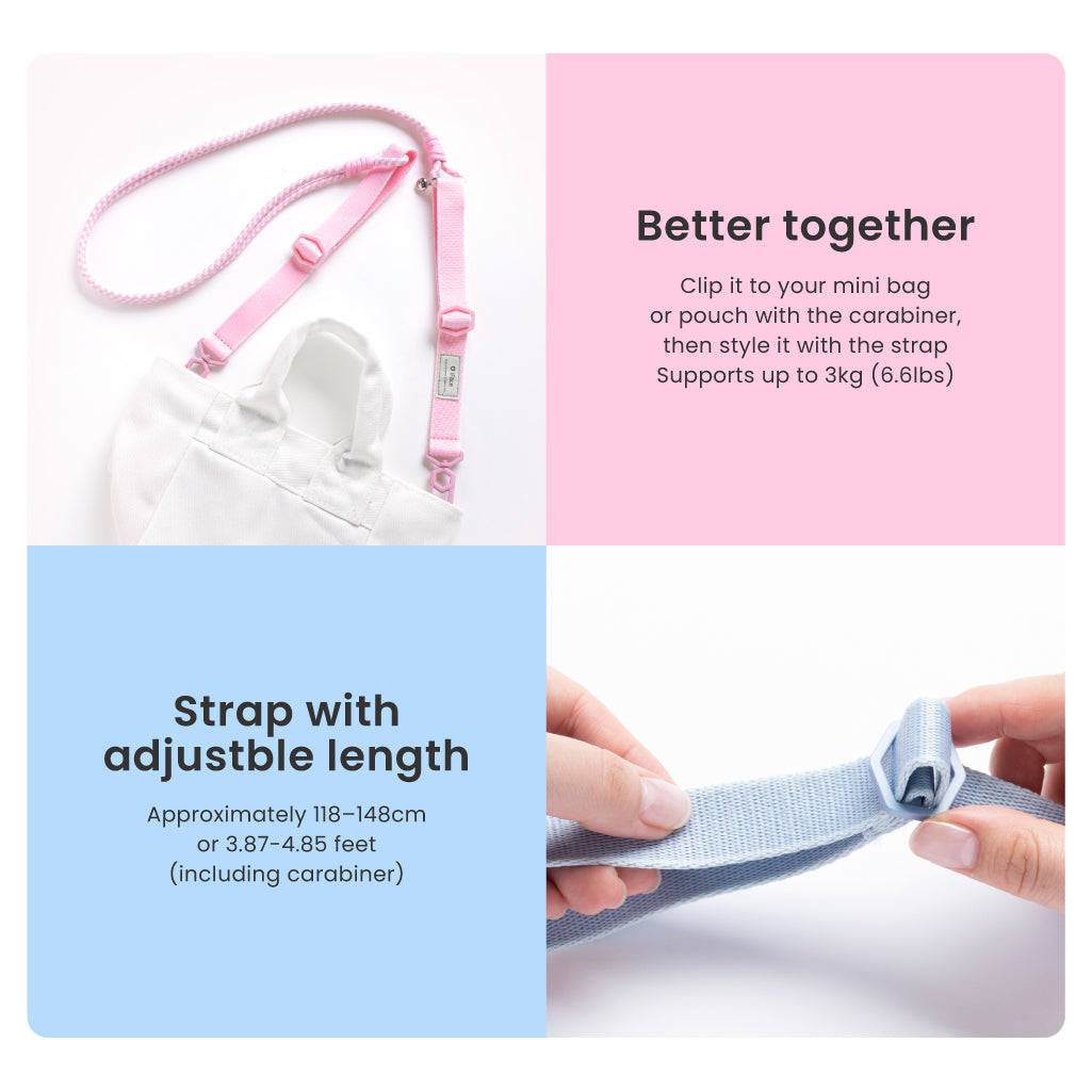 Pastel Multi Strap <b> Pink</b> 7 Pastel Multi Strap Pink