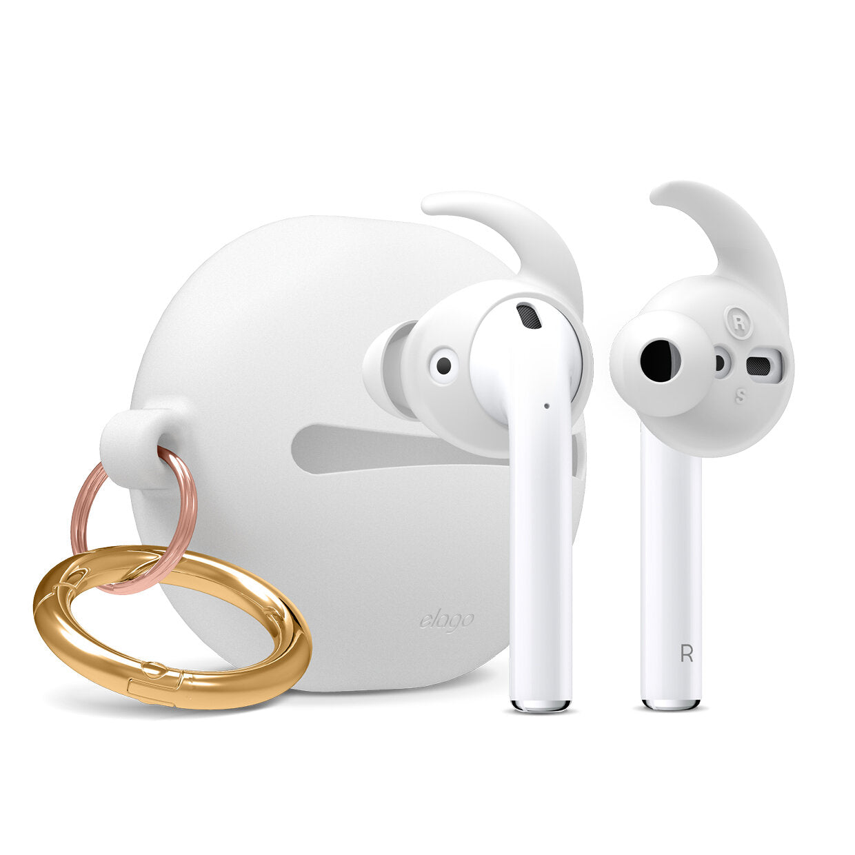 Earbuds Hook Cover with Carrying Pouch [3 Colors]