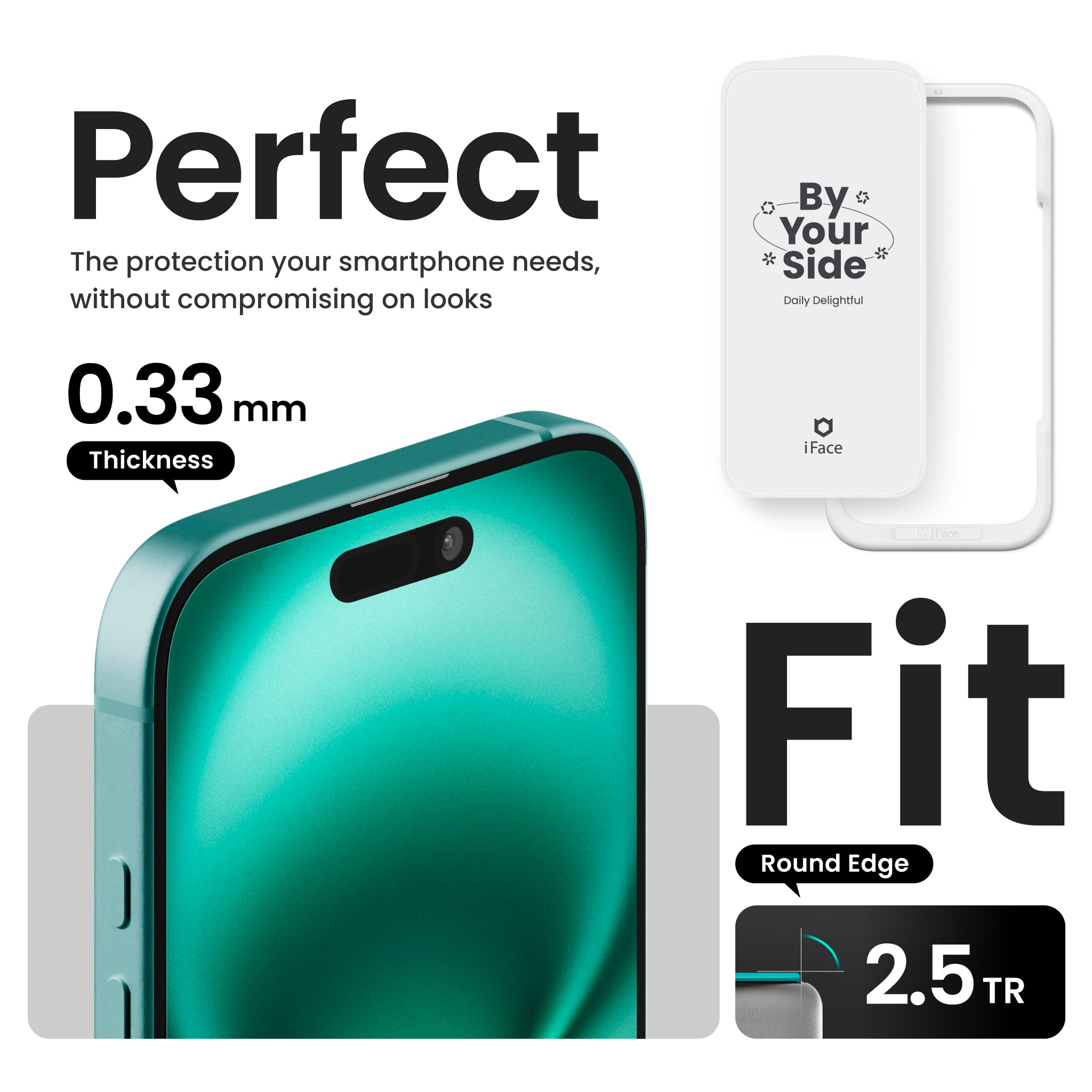 Tempered Glass<b> iPhone 16 / 15 / 14 Pro<b> 5 Tempered Glass iPhone 16 / 15 / 14 Pro