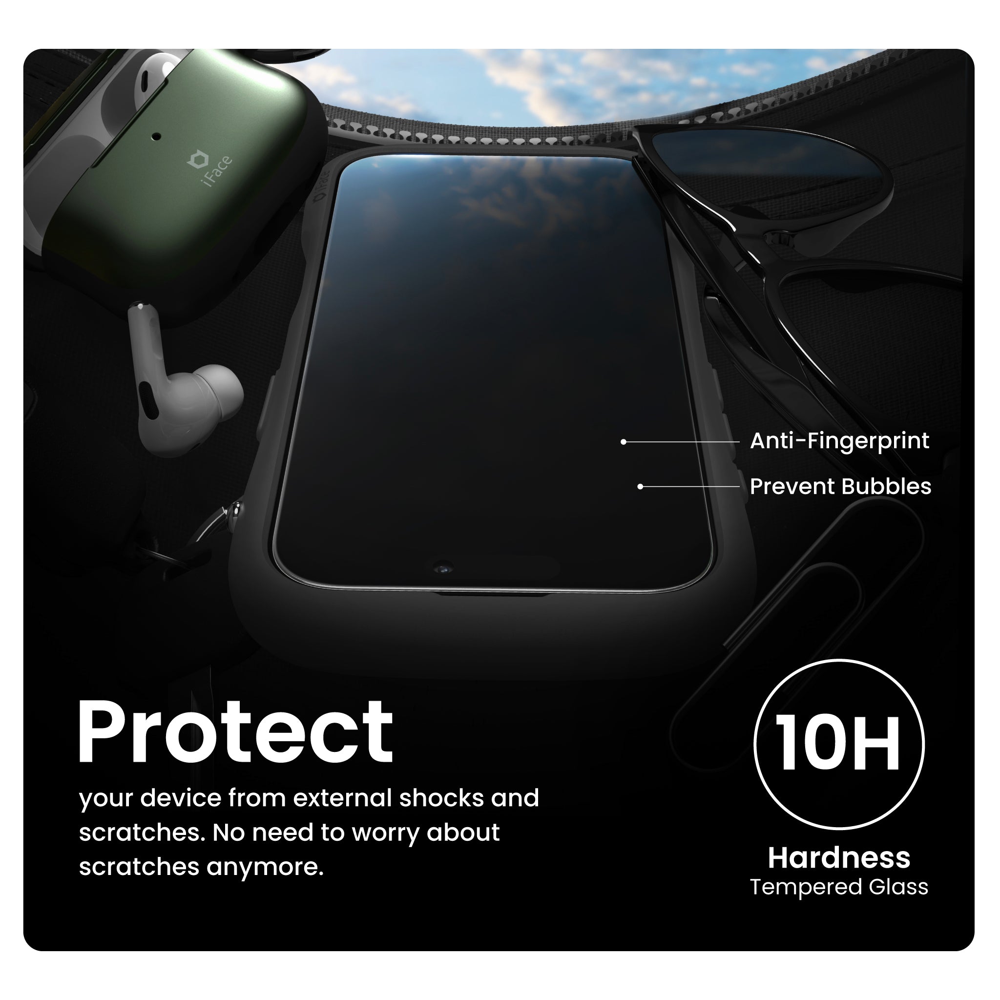 Tempered Glass<b> iPhone 16 / 15 / 14 Pro<b> 6 Tempered Glass iPhone 16 / 15 / 14 Pro